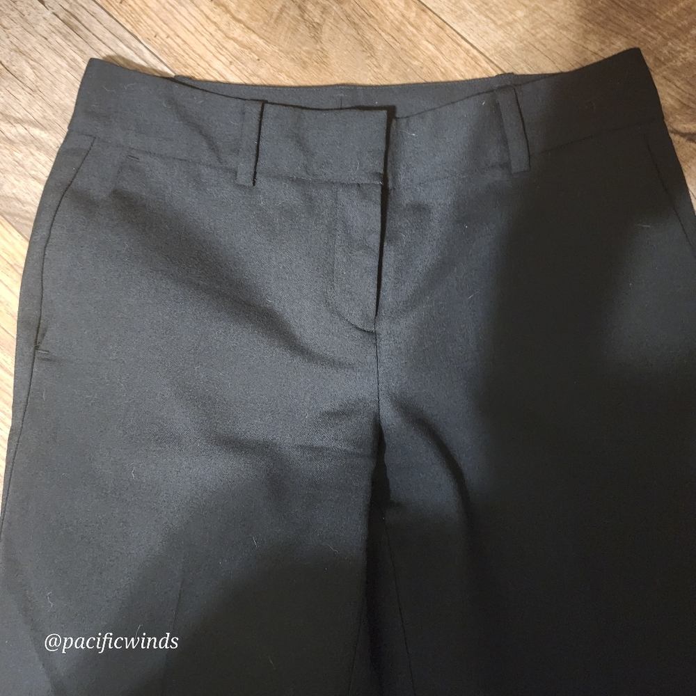 Ann Taylor Pleated Signature Black Slacks Pants Size 0 EUC! - Picture 14 of 15